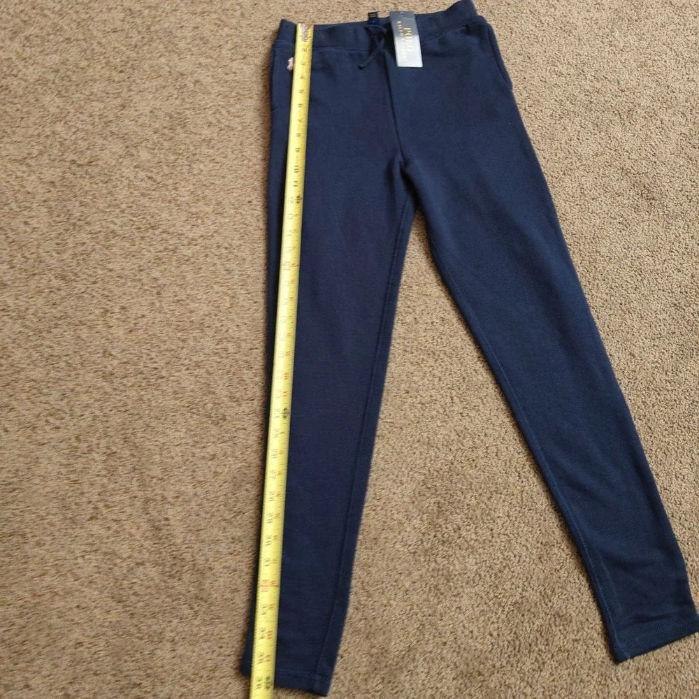 Polo Ralph Lauren Kids Navy Blue Sweatpants Joggers Size L 12-14‎ Pony Logo $178